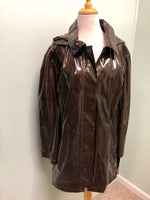 Nikki Jones raincoat Brown animal