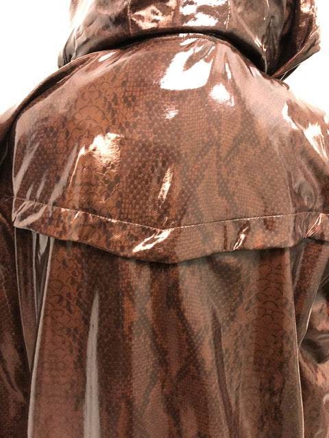 Nikki Jones raincoat Brown animal