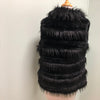 Love Token faux fur vest Black XS, M