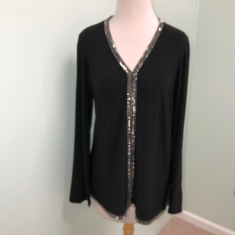 Ribkoff dressy tunic top with Diamante detail, sizes 6, 14