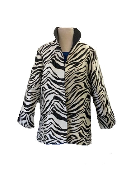 Grace Chuang Jacket JA 2174-2858 High & Low animal print