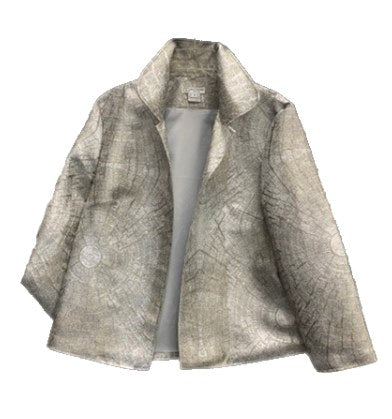 Grace Chuang Jacket JA 2725-2810 Short metallic print