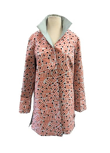 Grace Chuang Jacket JB 1562 Long pastel pattern