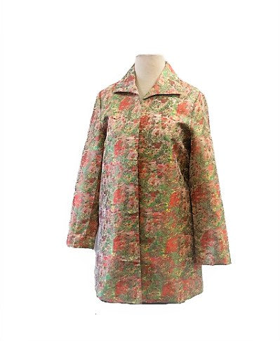 Grace Chuang Jacket JB 1585 Long flower print