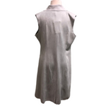 Jayley Long Vest Light Grey