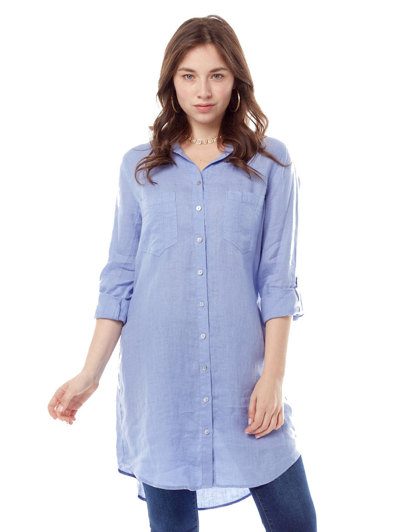 Tianello Linen "Savoir" Shirt Dress LD-140