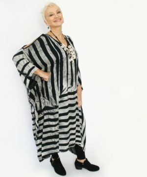 Zebra printk kaftan O/S