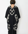 V Neck Lock and Key Dress, Shibori O/S