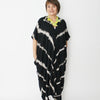 V Neck Shibori Dress, O/S