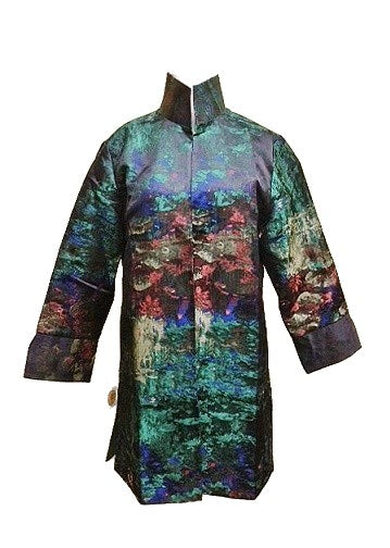 Grace Chuang Jacket JA 1417-1185 Long Monet print