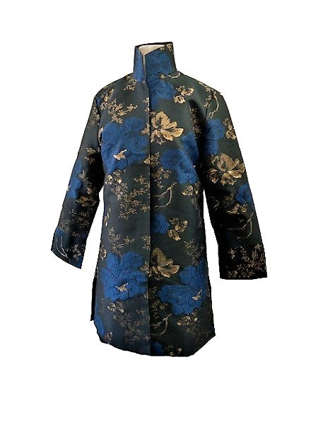 Grace Chuang Jacket JA 1417-2879 Long carnation flower print