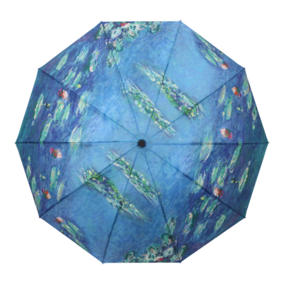 Raincaper Folding Travel Umbrella - Monet Water Lilies