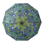 Raincaper Folding Travel Umbrella - Van Gogh Irises