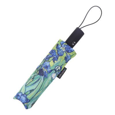 Raincaper Folding Travel Umbrella - Van Gogh Irises