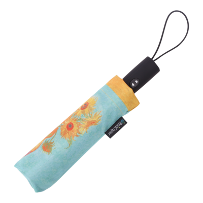 Raincaper Folding Travel Umbrella - Van Gogh Sunflower