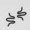 Sylca Artistic Rubber Tubing Naya Earrings Gray Style SD21E05