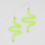 Sylca Artistic Rubber Tubing Naya Earrings Gray Style SD21E05