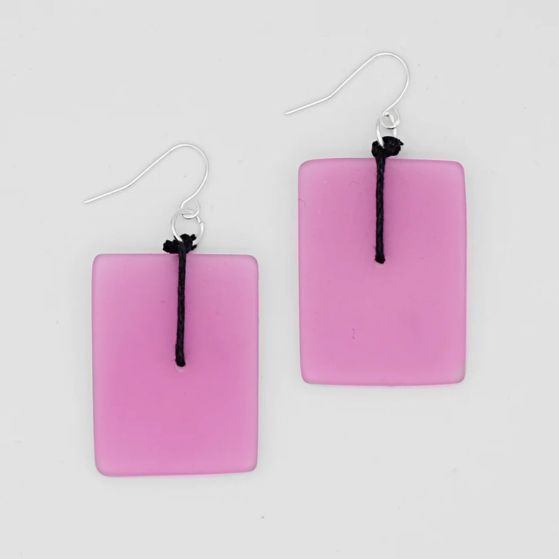 Sylca Rectangle Dangle Earring Style SD23E06