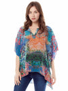 Tianello: Endura" Print Washable Silk "Ceravé Kaftan" SPEN-197-WAS-XS