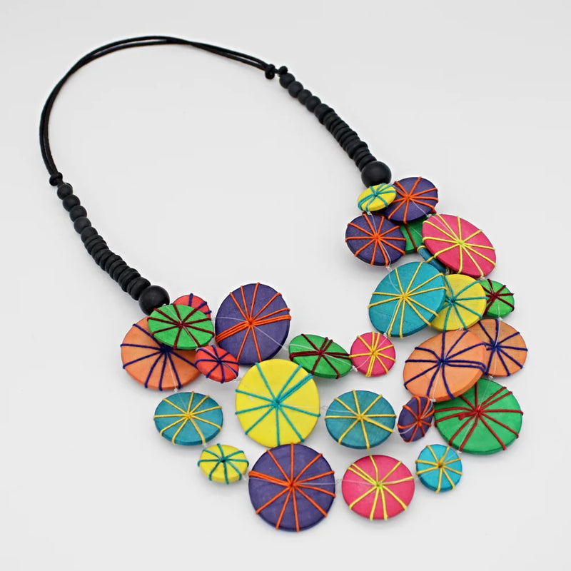 Sylca Multi-Color Fiesta Necklace Style TG23N07