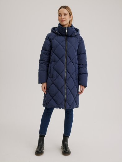 C-RO Hooded Quilted E1314RK-255 Coat