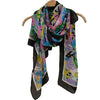 Spring Summer Abstract Floral Scarves