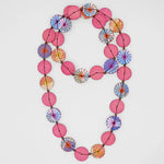 Sylca Multi Color Nisha Necklace BP23N03 PINK