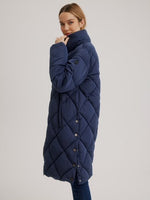 C-RO Hooded Quilted E1314RK-255 Coat Dijon