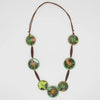 Sylca Allegra Sunburst Necklace BP23N01 GREEN