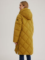 C-RO Hooded Quilted E1314RK-255 Coat Dijon