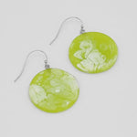 Sylca Lime Raven Earrings LS23E05 LIME