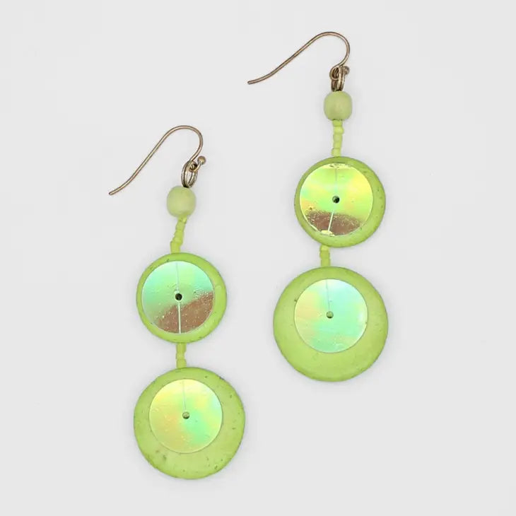 Sylca Lime Arabella Earrings UN23E06 LIME