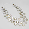 Sylca Ivory Iridescent Arabella Necklace UN23N06 IVORY