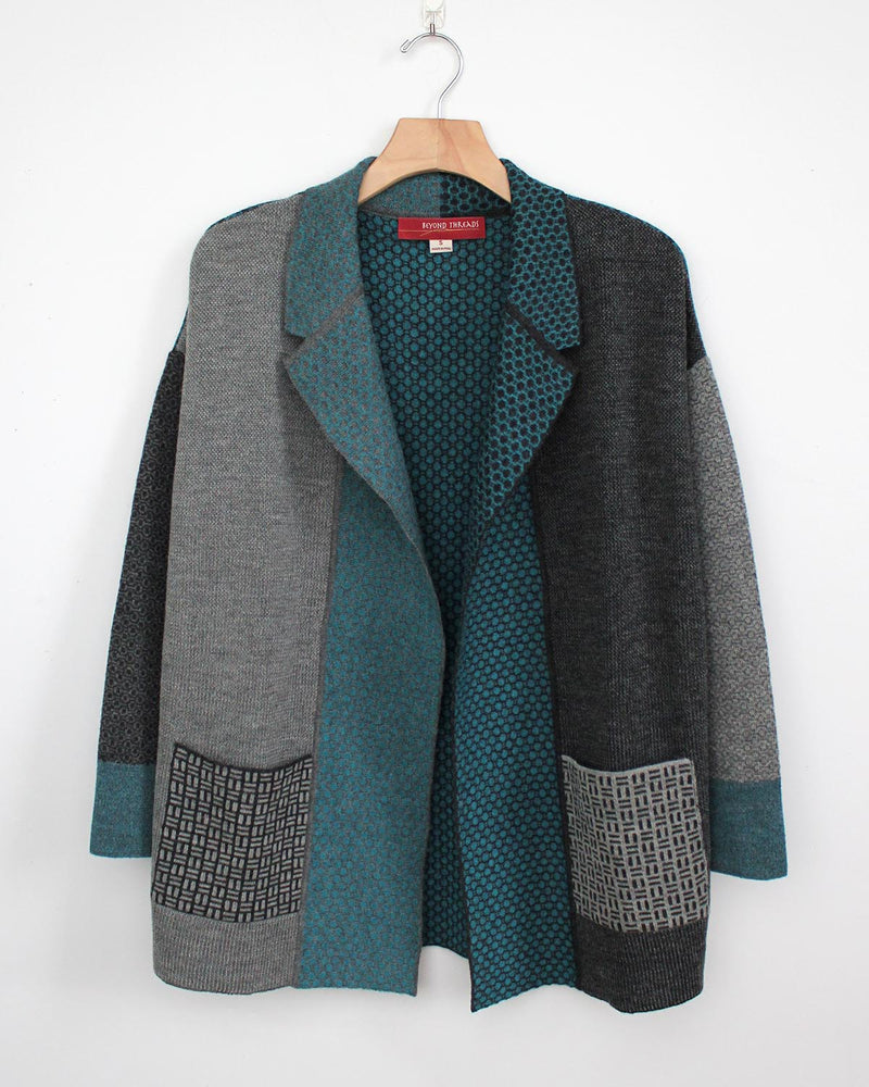 Beyond Threads FPW211-PEAC Pique Easy Blazer - PEACOCK