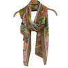 Spring Summer Abstract Floral Scarves