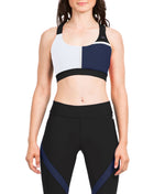 Thrive Societe Black Blue Scoop Bra