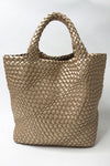 Jayley Hand Knitted Leather Tote Bag with Matching Purse PBG25A-09S