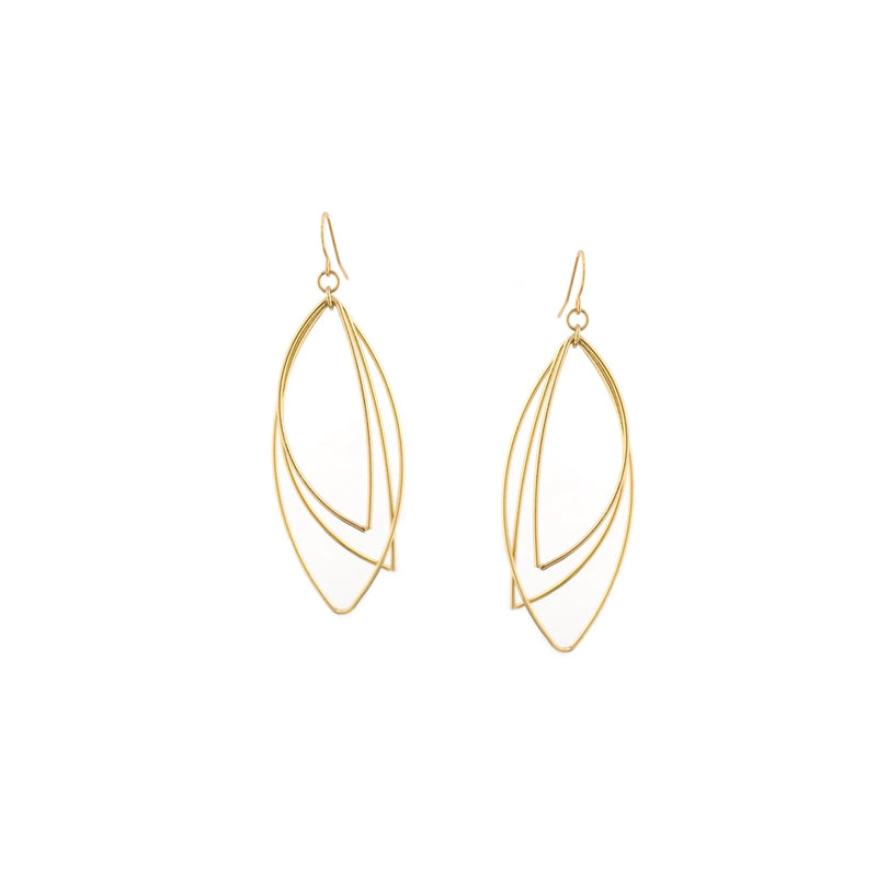 Marlyn Schiff Multi Crescent Drop Earring