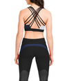 Thrive Societe Black Blue Scoop Bra