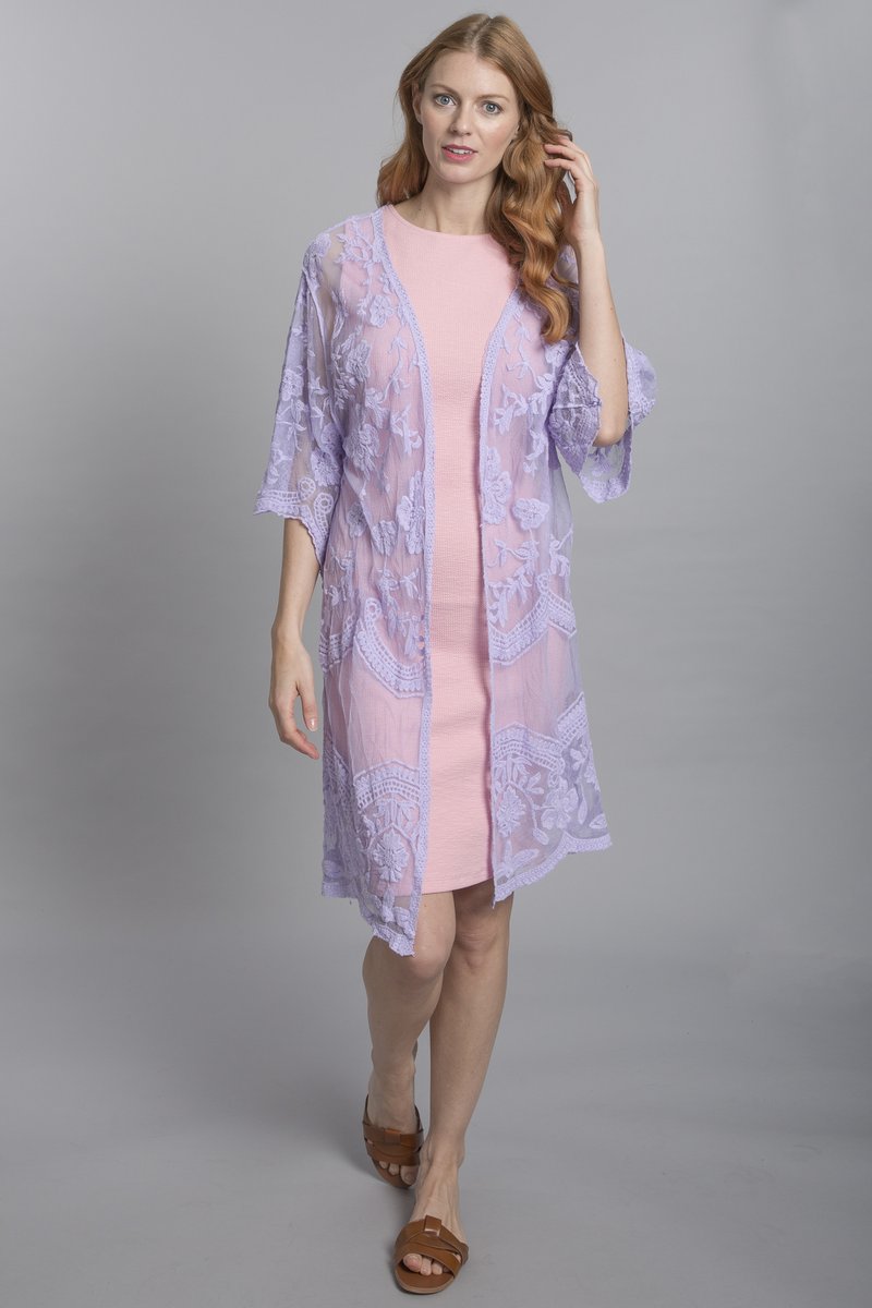 Jayley Vintage Embroidered Lace Kimono Product Code: CYJ145A