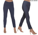 Lior Sasha denim pull on pant, BLACK, BEST SELLER