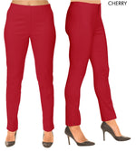 Lior Sasha Pull Up Stretch Pant, Cherry