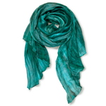 Lua scarf color Teal Grey