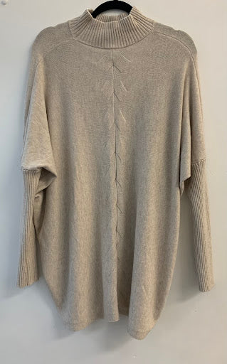 Frank Lyman Oatmeal Sweater 213134U Large SALE