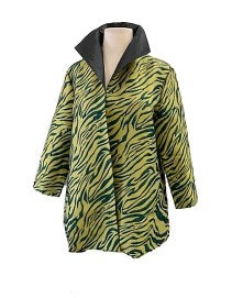 Grace Chuang Jacket JA 2273-2881 Swing metallic zebra print